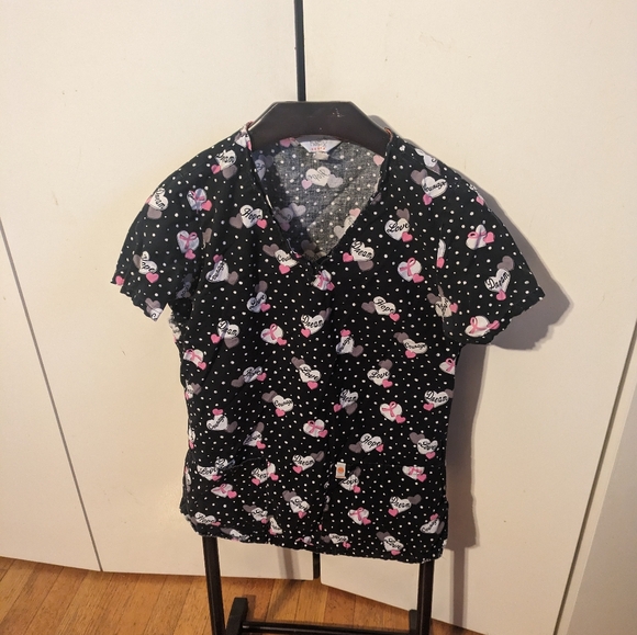 Code happy scrub top - Picture 2 of 4